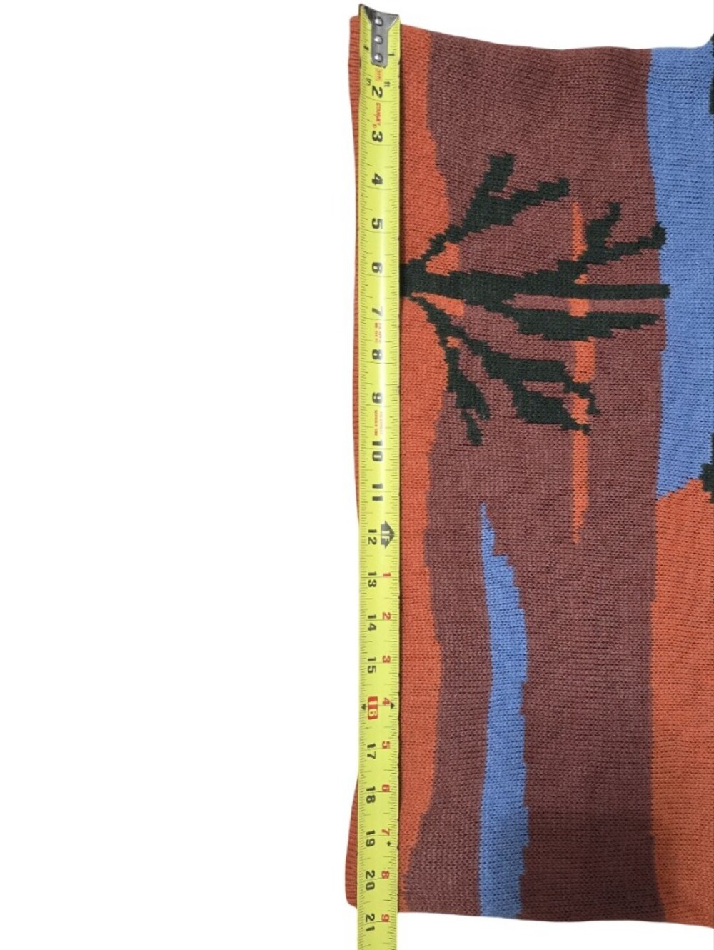 Madden NYC Cropped Desert Landscape Crewneck Sweater Colorful Nature Cizy - Picture 6 of 9